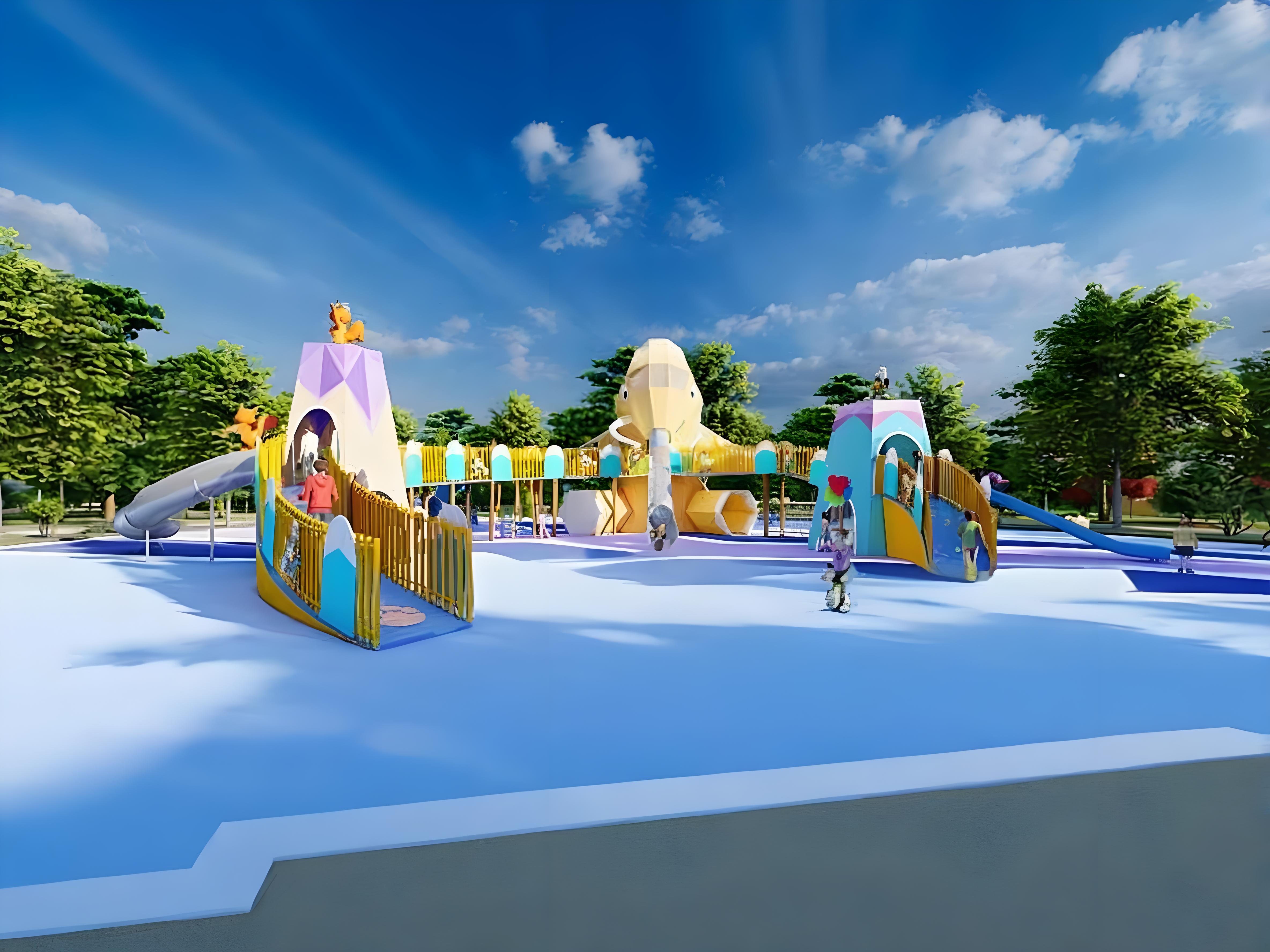 大象造型无动力游乐设备