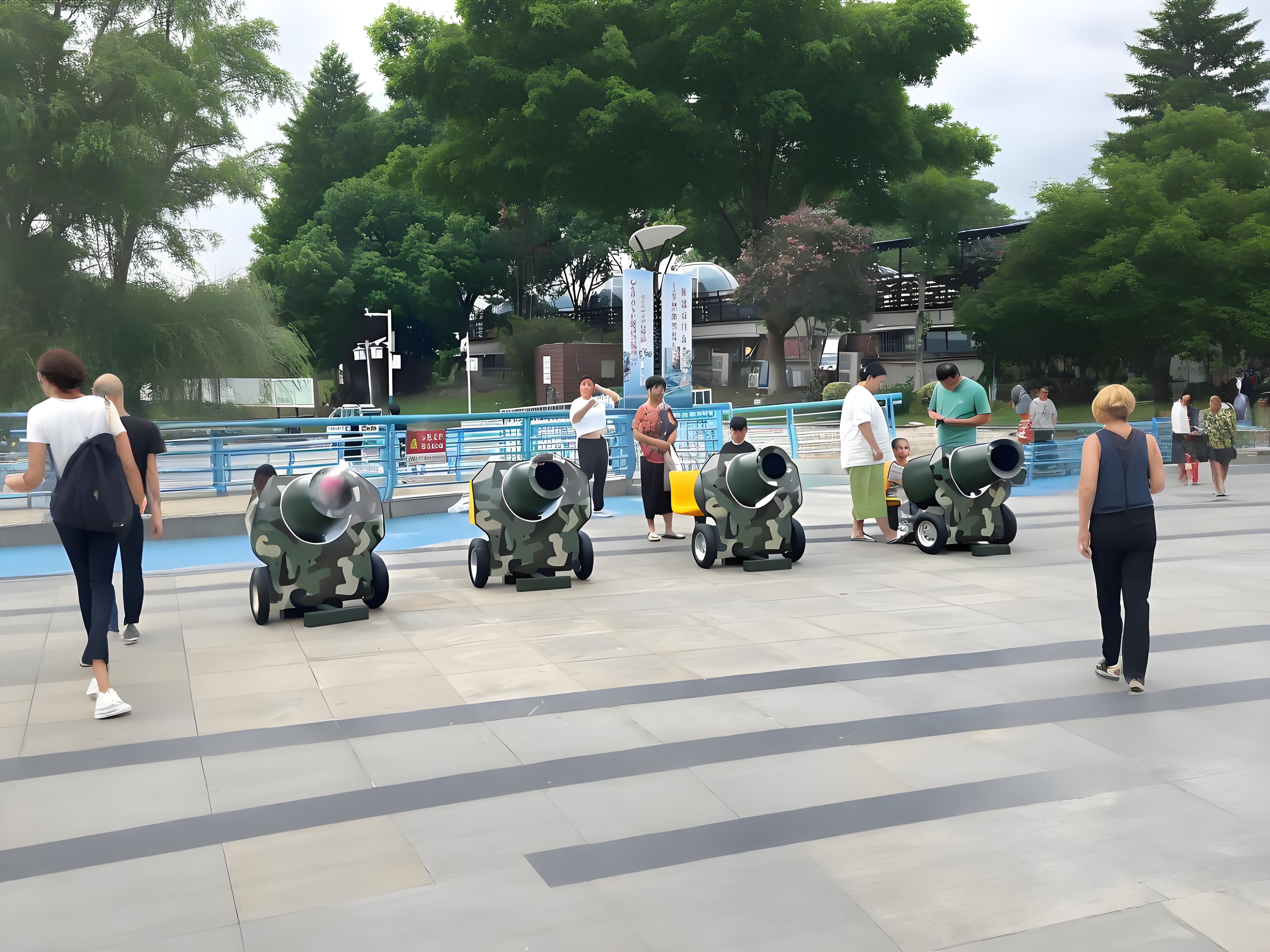 空气炮游乐设施